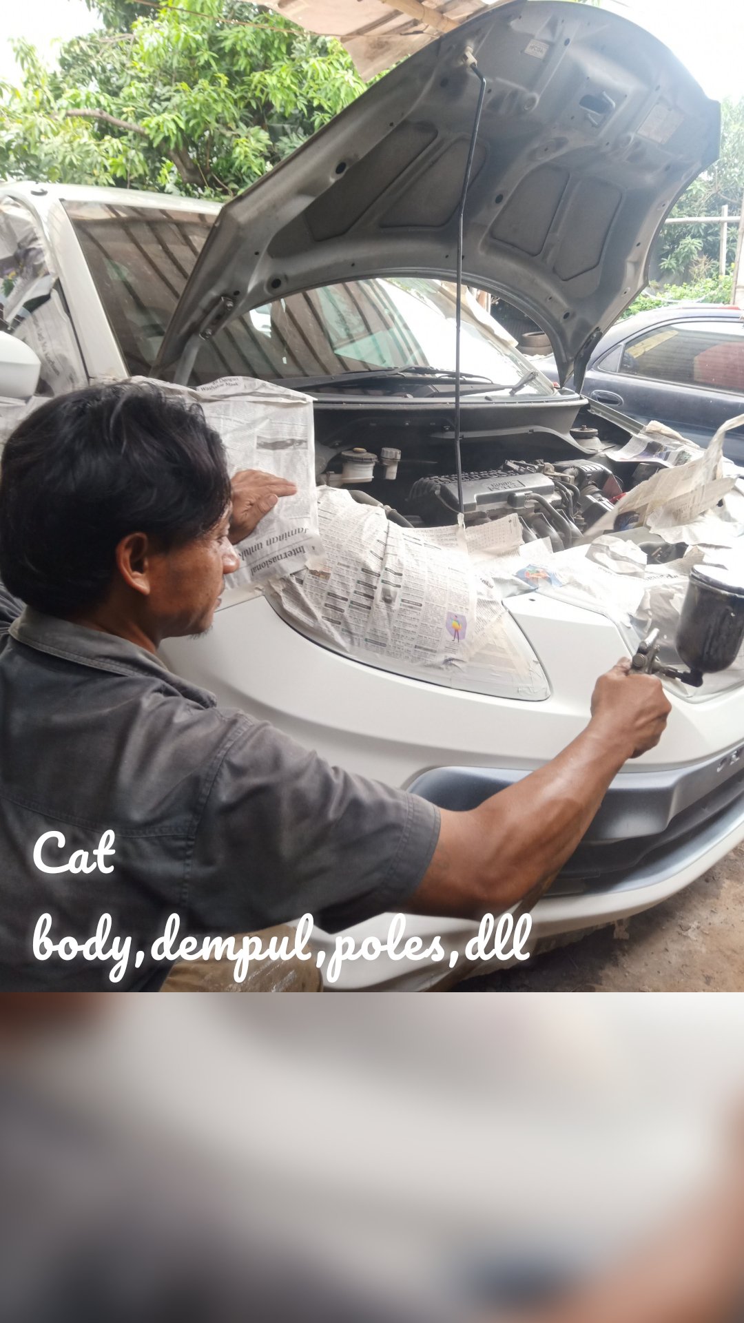 Cat body,dempul,poles,dll